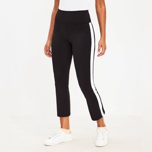 Lou & Grey Side Stripe Luvstretch Kick Crop Pants